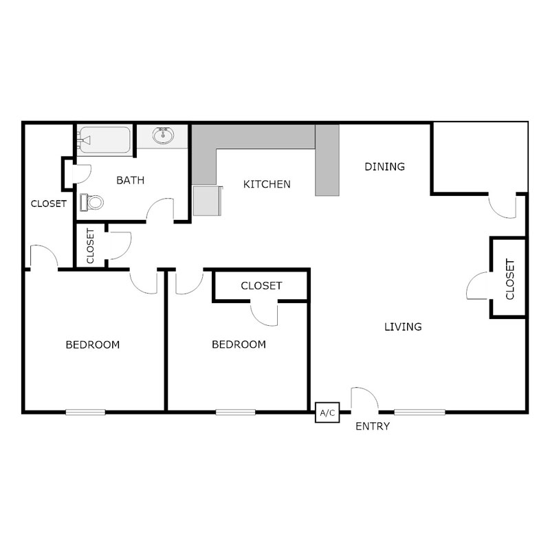 Floor Plans Pheasant Hollow Apartments Grundy Center, Iowa